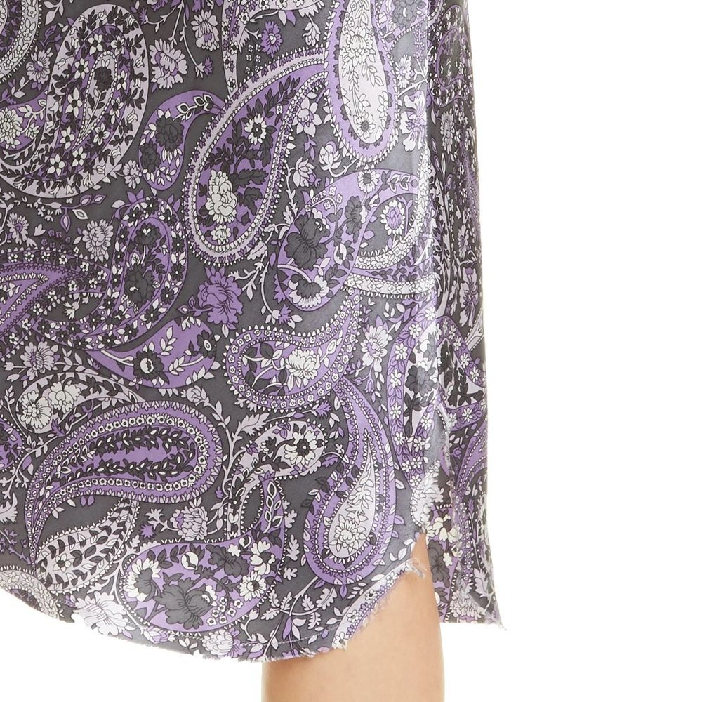 NILI LOTAN Print Silk Slipdress - Picture 3 of 8